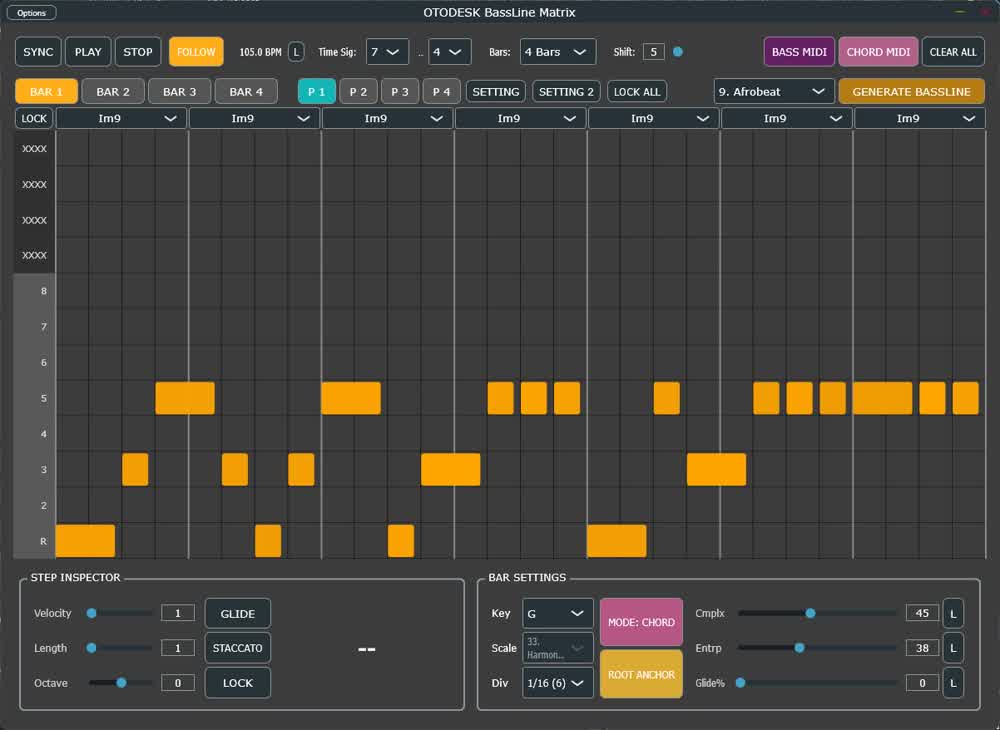 BassLineMatrix