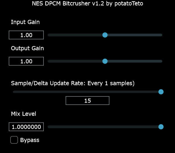 DPCM Bitcrusher